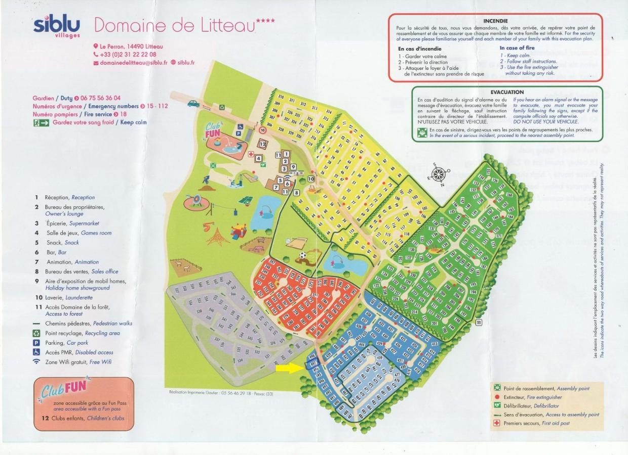 Camping 4 Mobil Home Priver Litteau Екстер'єр фото